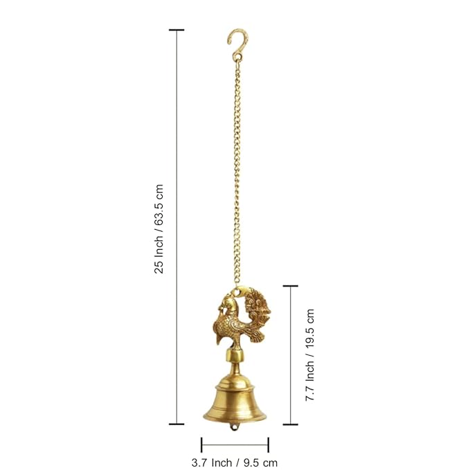Annam Brass Bell Hanging