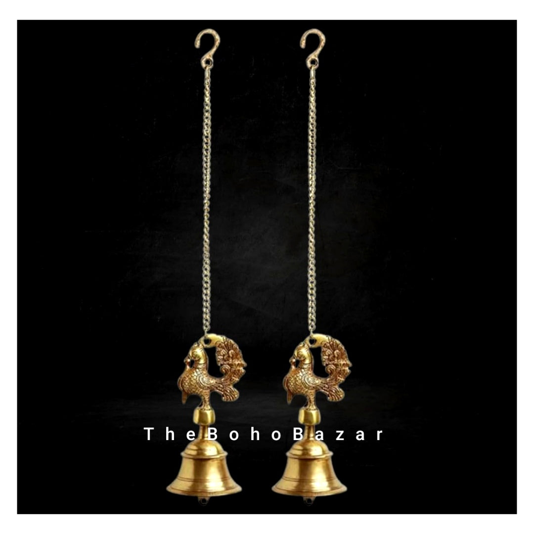 Annam Brass Bell Hanging