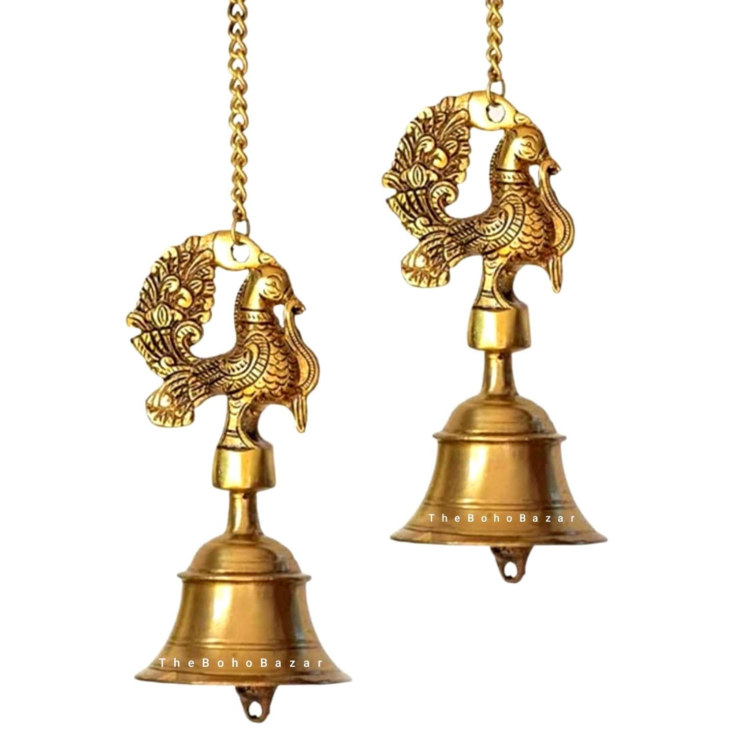 Annam Brass Bell Hanging