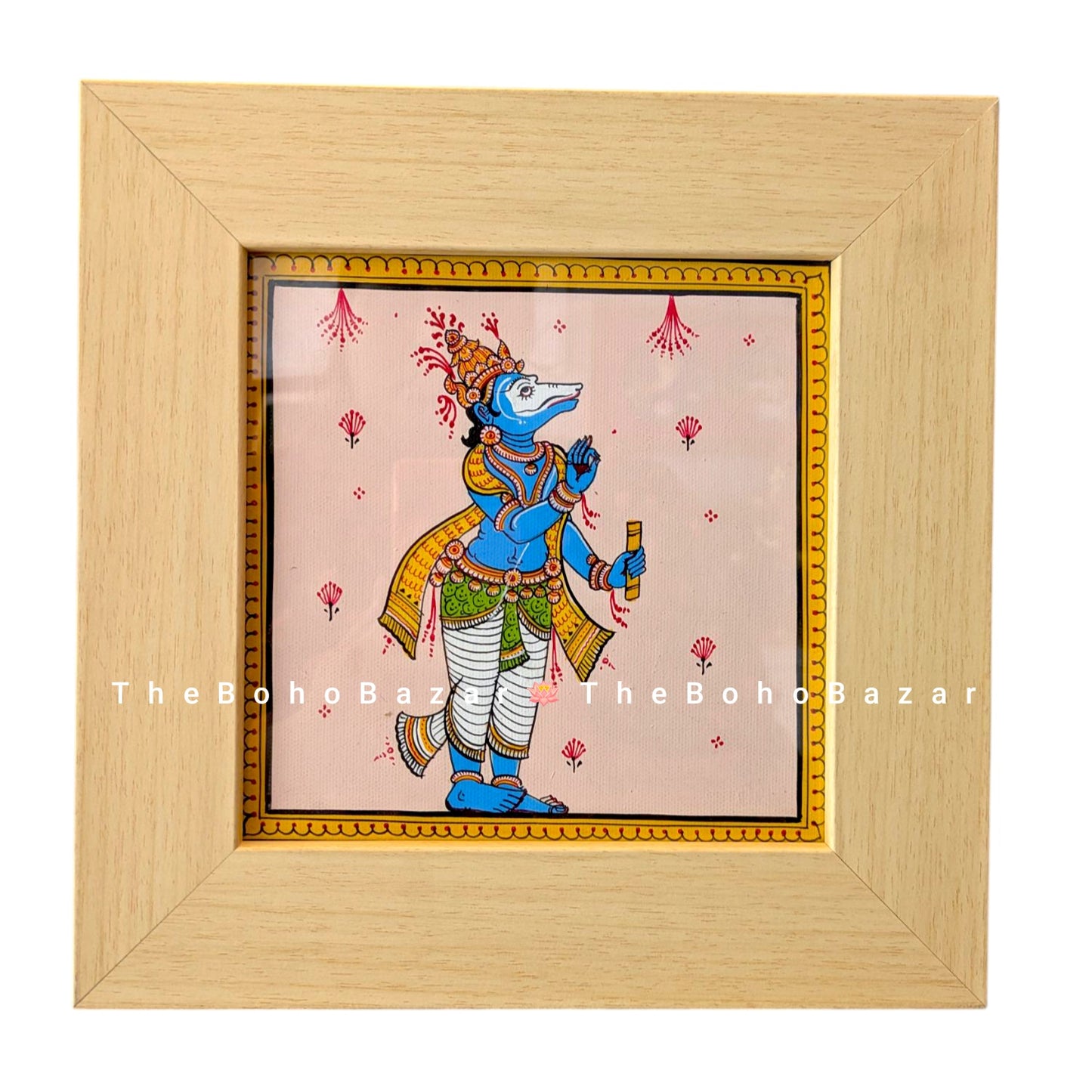 Pattachitra Ramayan Postcard Frame Set of 6