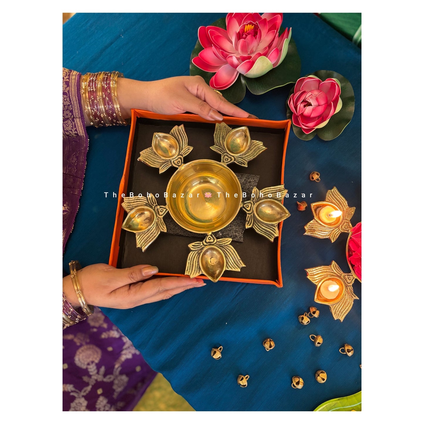 Brass Lotus Uruli