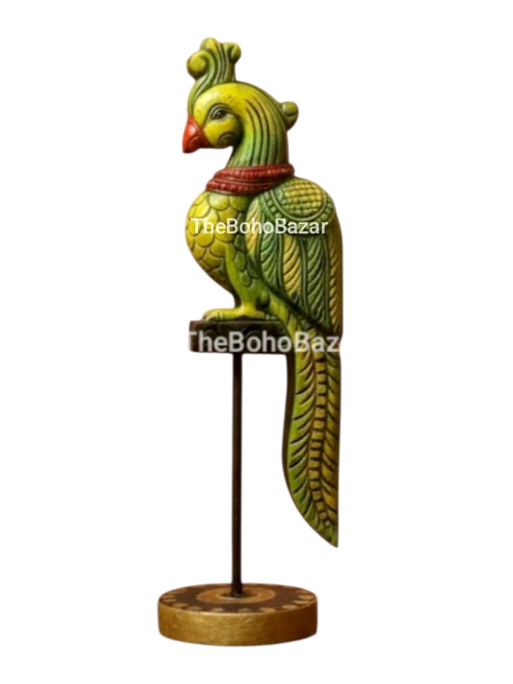 Mitthu Parrot Table Top Accent