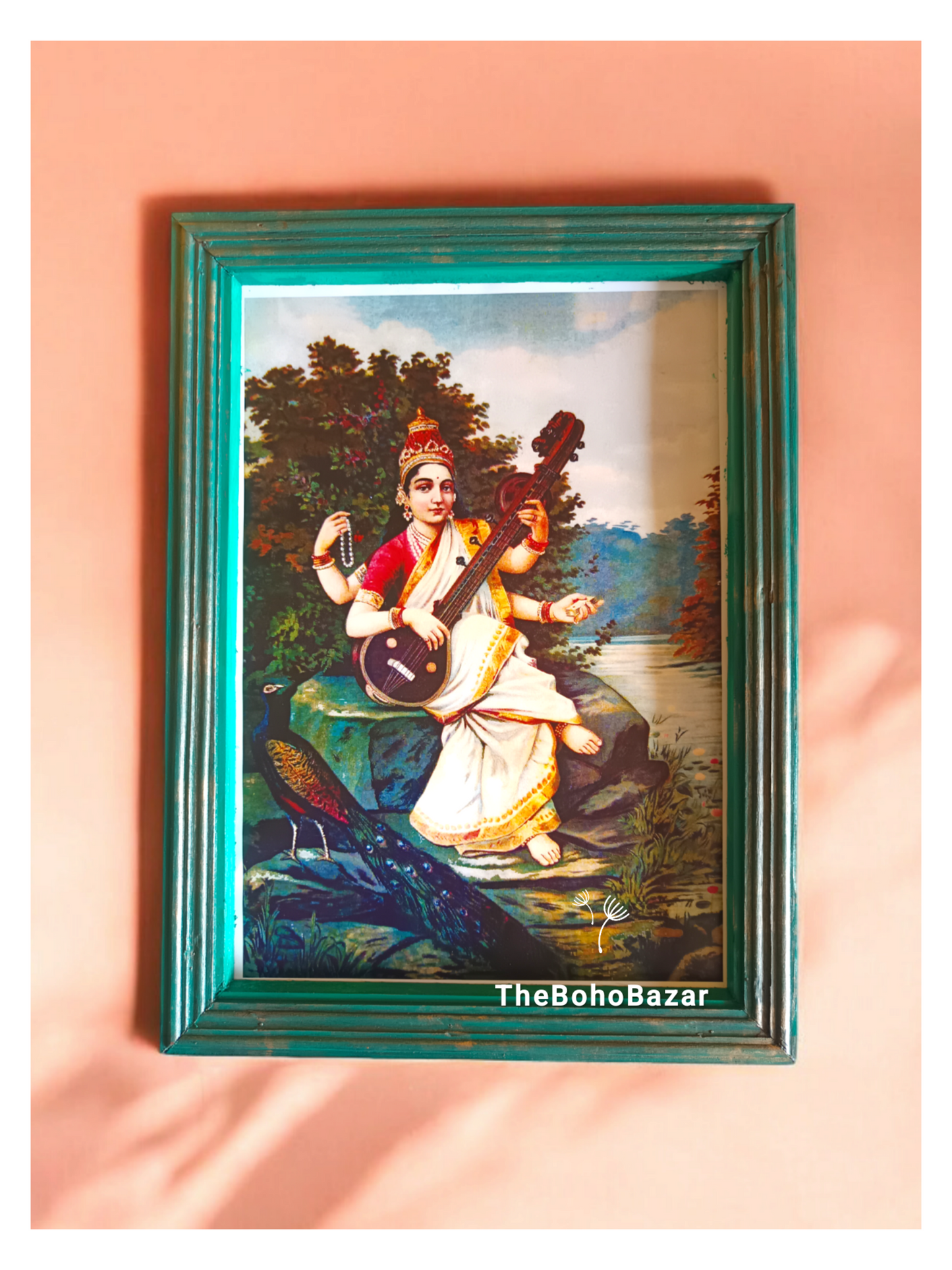 Framed Saraswati Poster