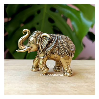 Brass Elephant Figurine