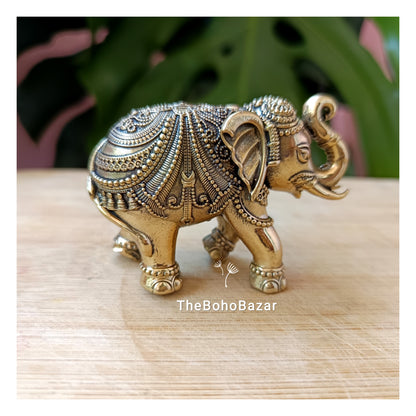 Brass Elephant Figurine