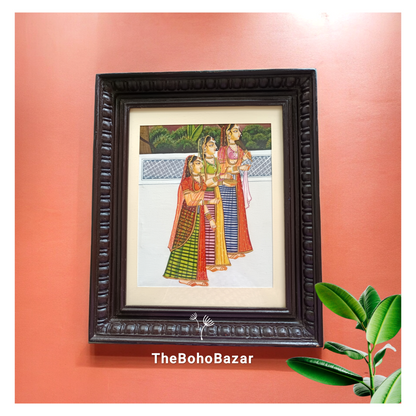 Mughal Princess Paintings (set of 2)