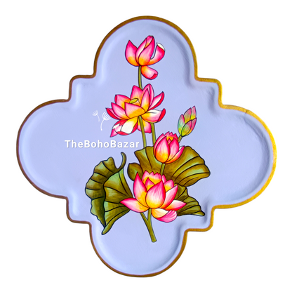 Indian Flowers Wall Plaques