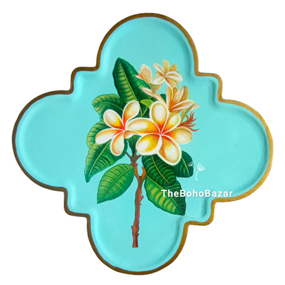 Indian Flowers Wall Plaques