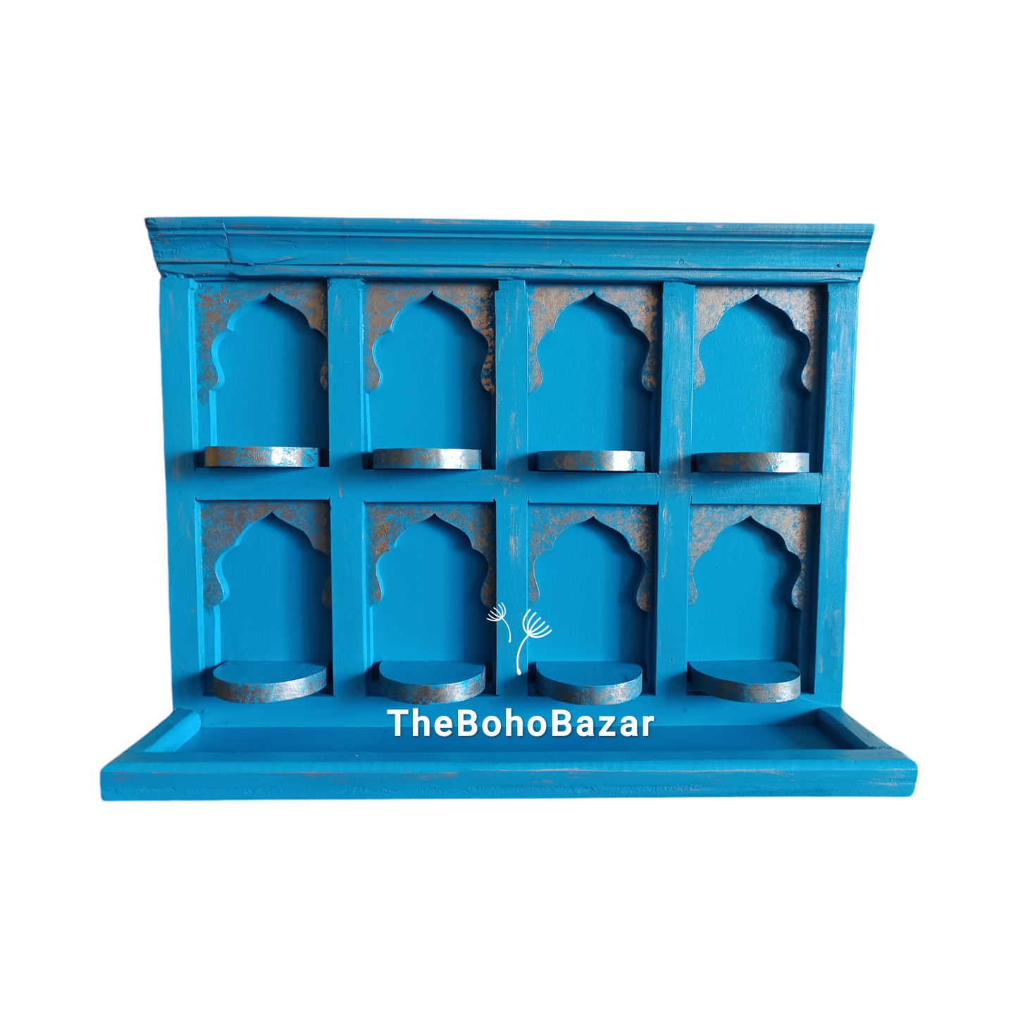 Multipurpose Jharokha Style Temple Shelf