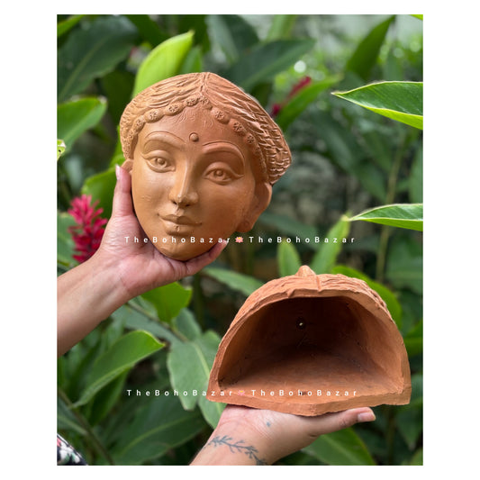 Lady Face Wall Planter