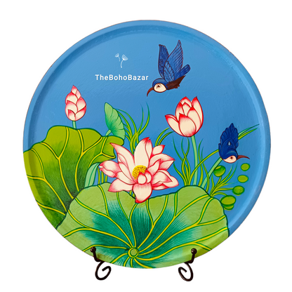 Variation 1: Blooming Baagh Wall Plate