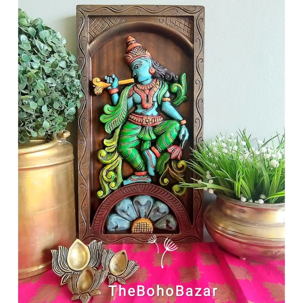 Krishna Flute Wall Frame