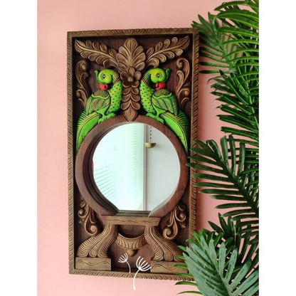 Parrot Kavadi Mirror