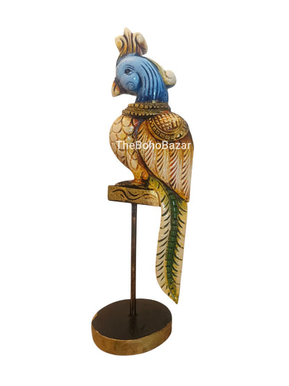 Mitthu Parrot Table Top Accent