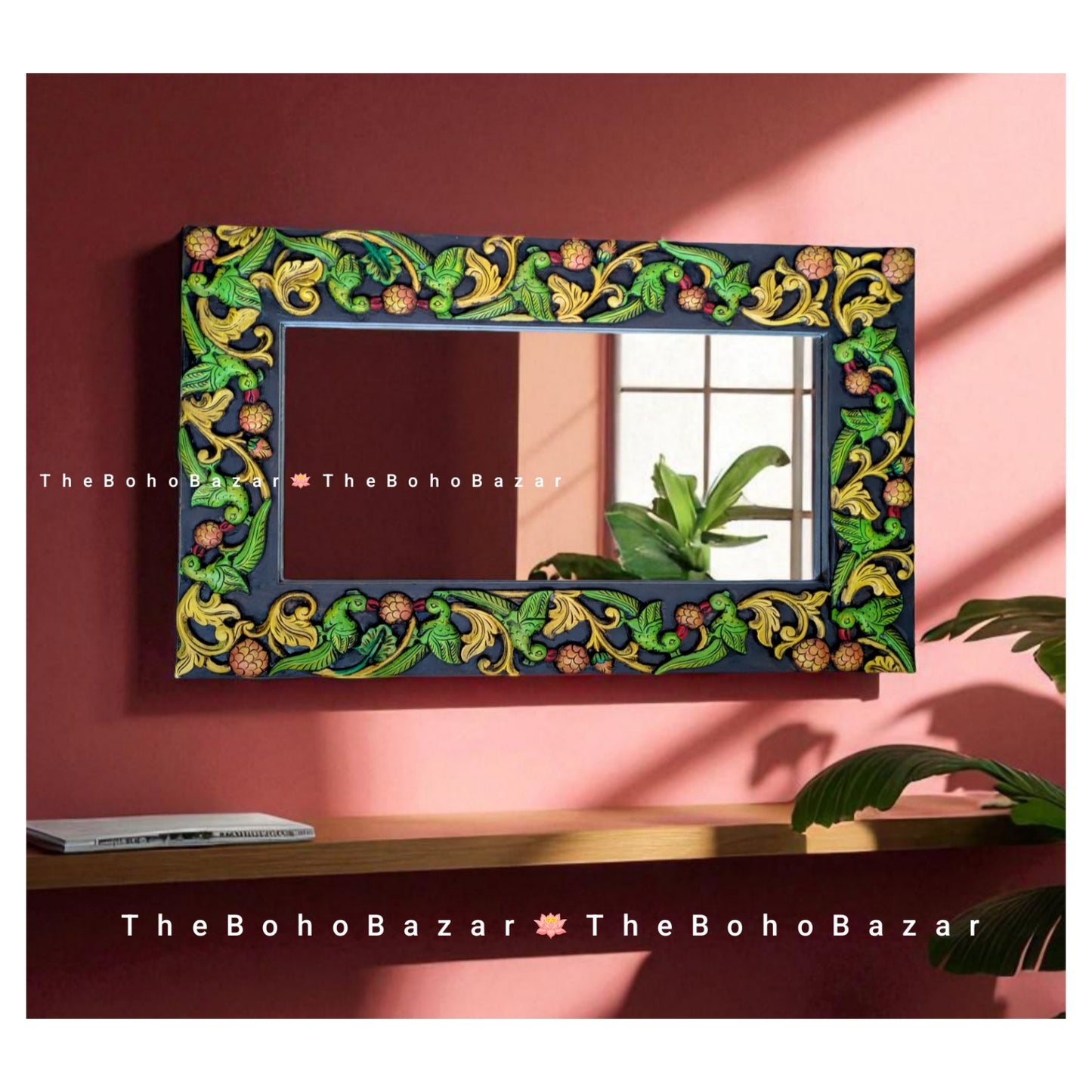 Peep-O-Parrot Mirror