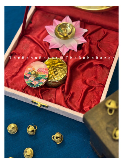 Pichwai Pooja Thali Set