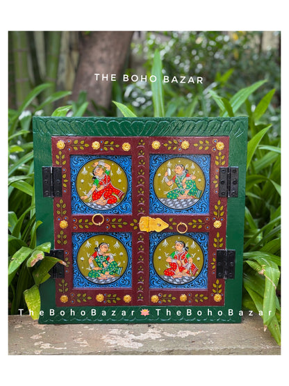 Pattachitra Style Hand-painted Windows