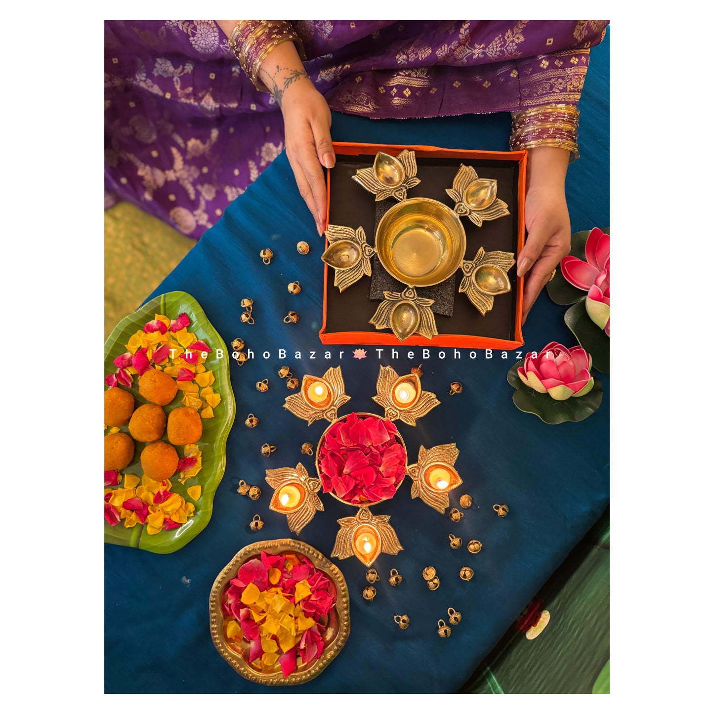 Brass Lotus Uruli