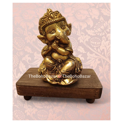 Brass Musical Ganesha Set of 5