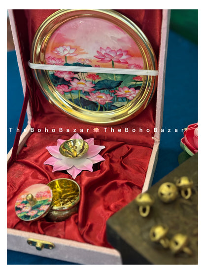 Pichwai Pooja Thali Set