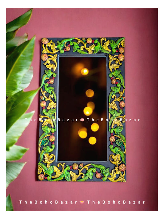 Peep-O-Parrot Mirror